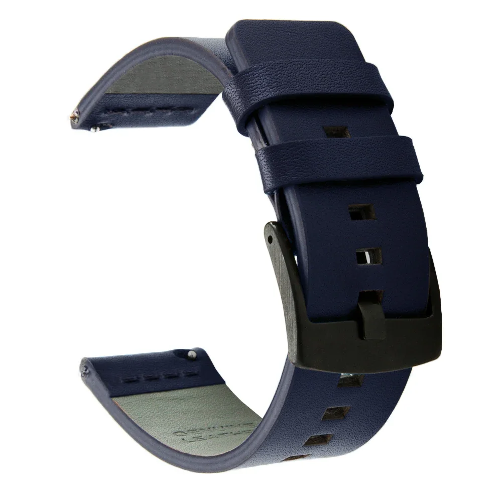 Кожаный ремешок 20 мм 22 мм для Samsung Galaxy Watch Active 2 40/44 мм, спортивный ремешок для часов Gear 20 мм для Samsung Active2 3 42 мм, ремешок