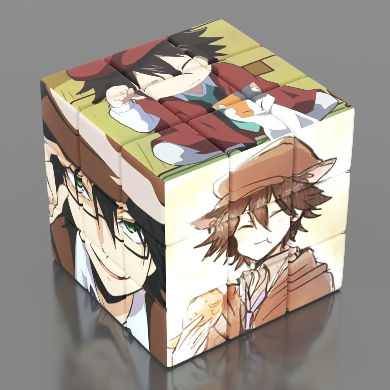 أنيمي دازاي أوسامو ناكاجيما أتسوشي إيدوغاوا رامبو الطلب الثالث لغز أُحجية مكعبات روبيك الأصالة الأطفال هدايا عيد الميلاد