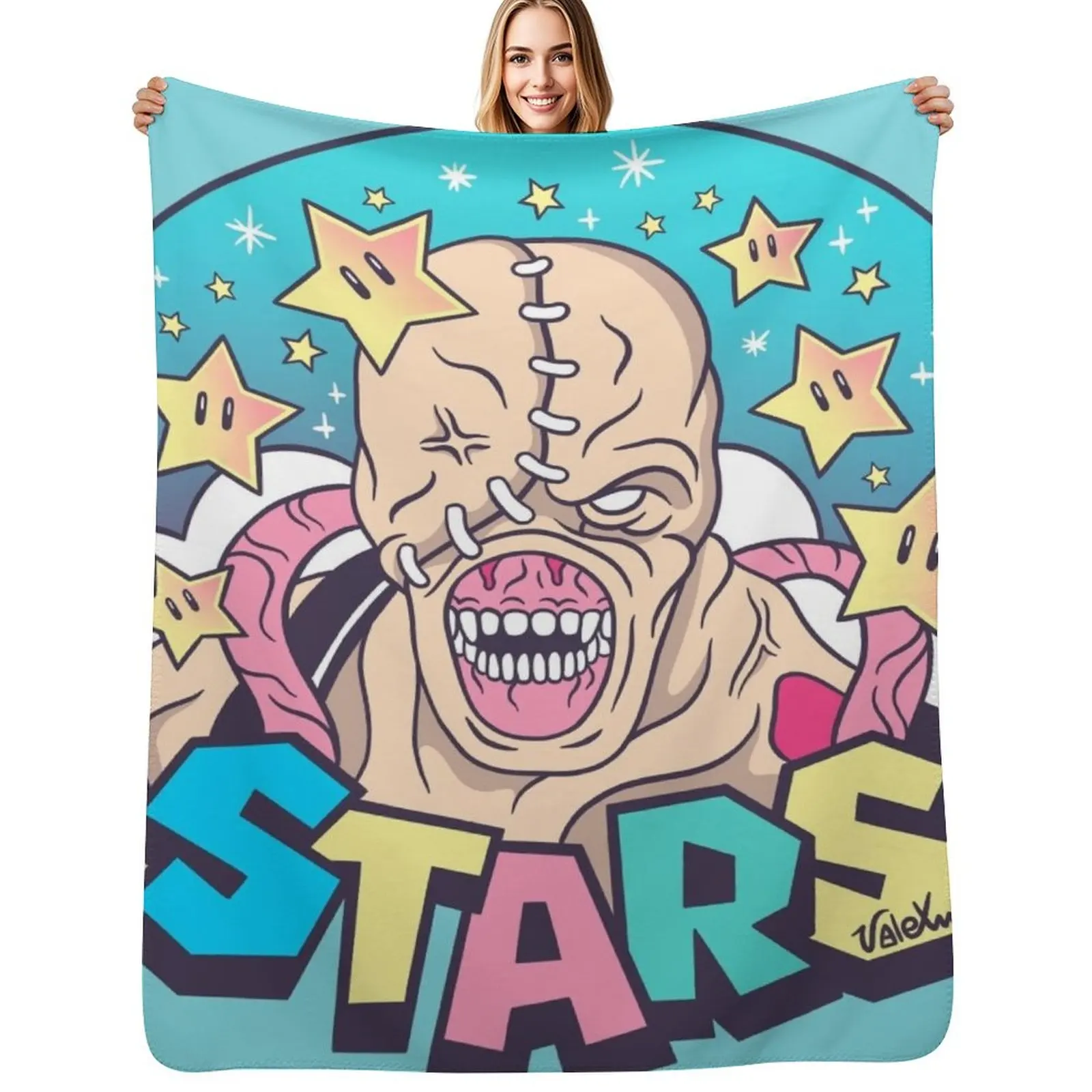 

Nemesis - STARS Throw Blanket Polar Sofa Quilt Moving Hairy Blanket