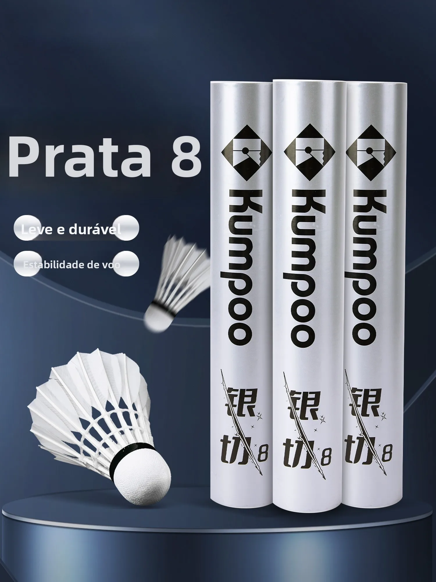 kumpoo-professional-badminton-shuttlecocks-goose-feathers-training-competition-stable-flight-durable-beginner-friendly