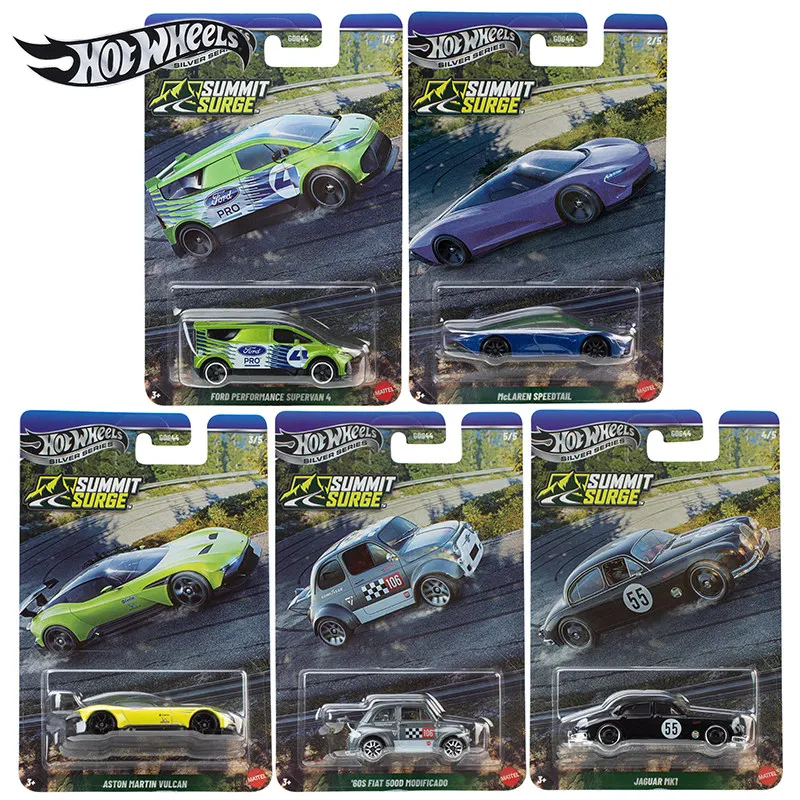 

Коллекционная модель автомобиля Hot Wheels Silver Series 1/64 Summit Surge Fiat GDG44 (оригинал)