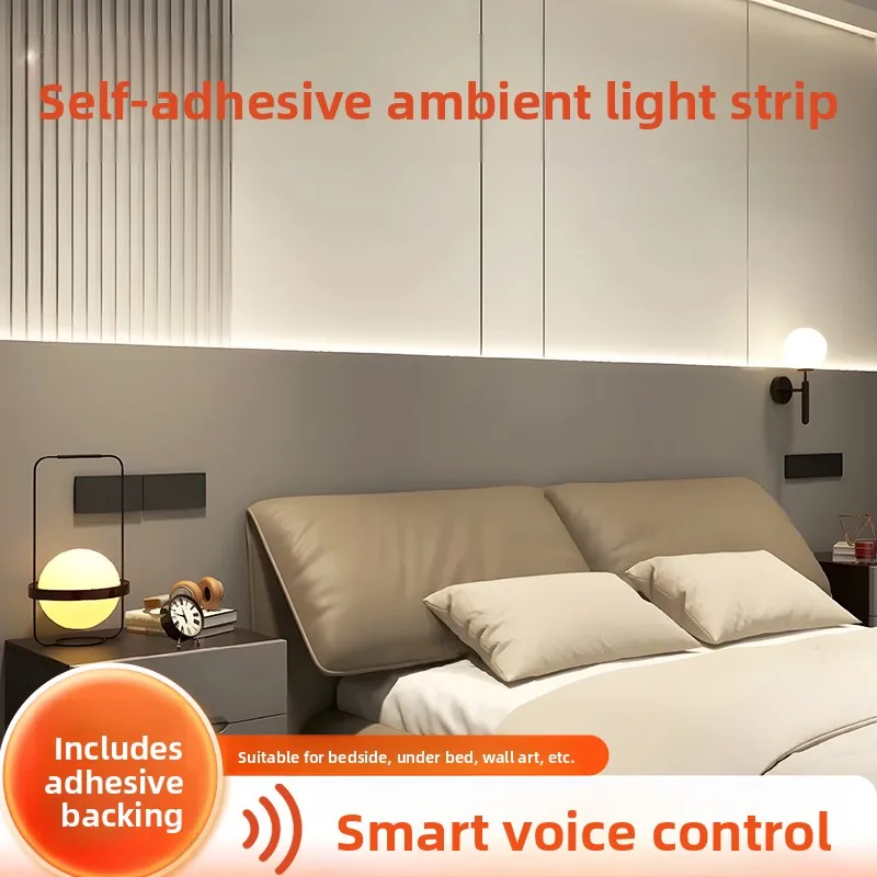 bande-lumineuse-led-intelligente-a-commande-vocale-pour-l'ambiance-eclairage-decoratif-pour-chambre-a-coucher-et-salon-style-moderne-et-luxueux-normale-et-specifique