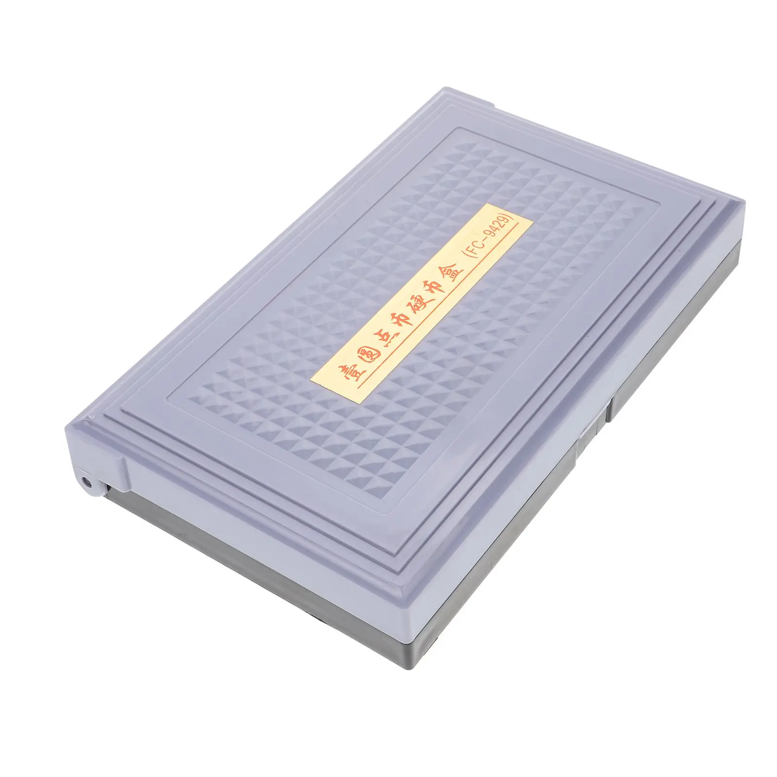 

Coin Organizer Storage Box 1 Compartment Wallet Multifunction Grey Yen Coin Holder Tray Sorter Cases Cash Box Insert