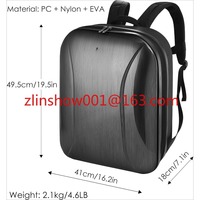 Professional for DJI FPV Combo Drone for Hard Case Waterproof and Shockproof EVA & PC Backpack Bag for Fly More Kit Drone