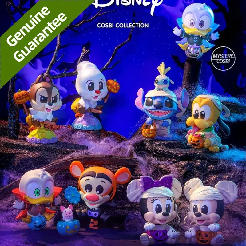 

Горячие игрушки Дисней Микки и друзья Тыква Хэллоуин слепая коробка Mystery Cosbi Коллекция фигурок декоративные игрушки подарки-сюрпризы