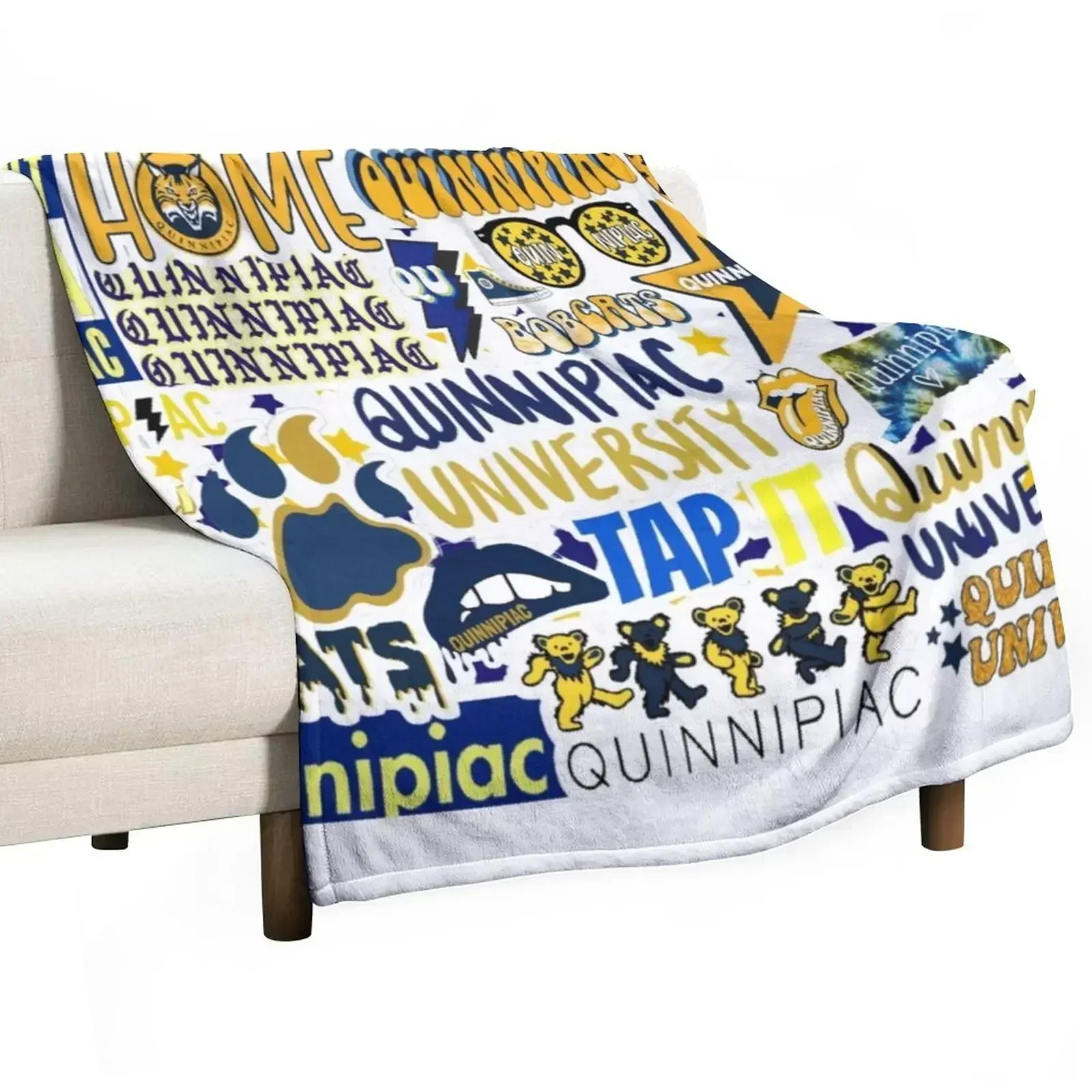 

Quinnipiac University Throw Blanket valentine gift ideas For Baby Luxury Thins Blankets