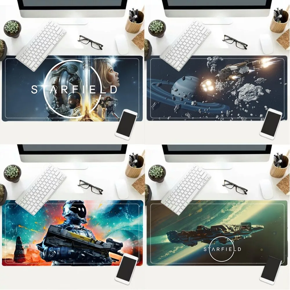 S-Starfield Games Mousepad Mouse Pad Laptop Gaming Accessories Mousepad Large Desk Mat Computer Gamer Keyboard Rug Carpet