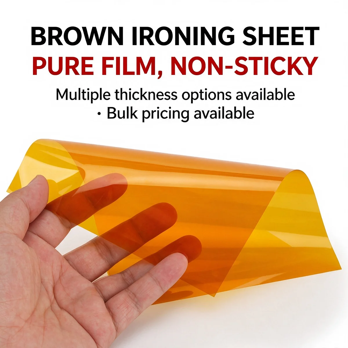 Reusable Perler Fuse Bead Ironing Sheet, High Temp PTFE Baking Cloth & Brown PI Film for DIY Handmade Craft Heat Transfer
