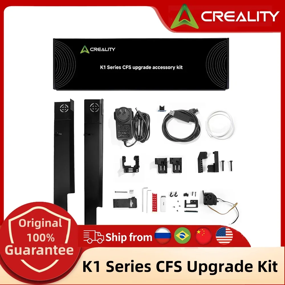 

Creality CFS Upgrade Kit Unlock Multi-Color Printing for CFS Filament System, Compatible with K1 Max, K1C, K1, K1 SE 3D Printers