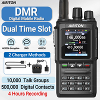 Airiton DM-168 Digital Walkie Talkie DMR Radio Dual Mode Analog AES256 Encryption Type-C for Anytone AT-D168UV Ham Radio