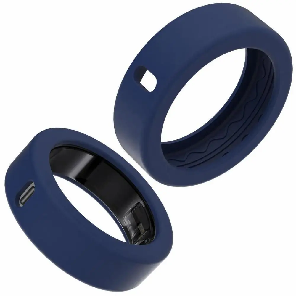 Silicone Ring Cover Elastic Anti Fall Smart Ring Protective Case Dustproof Anti-Scratch Finger Wrapper for Oura Ring 4