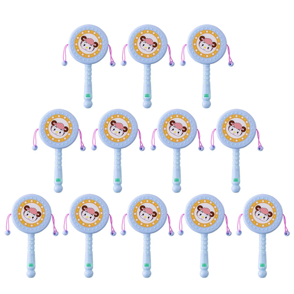 12 Pcs Whistle Infant Drum Toys Educational 13X65X15CM Abs -drum