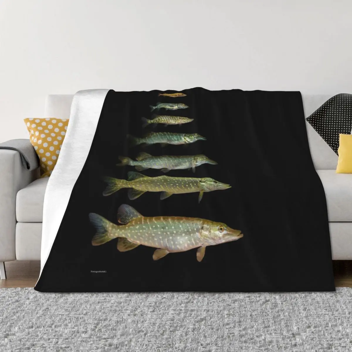 Northern Pike Throw Blanket Kid'S Luxury Throw Luxury Thicken Sofas Blankets