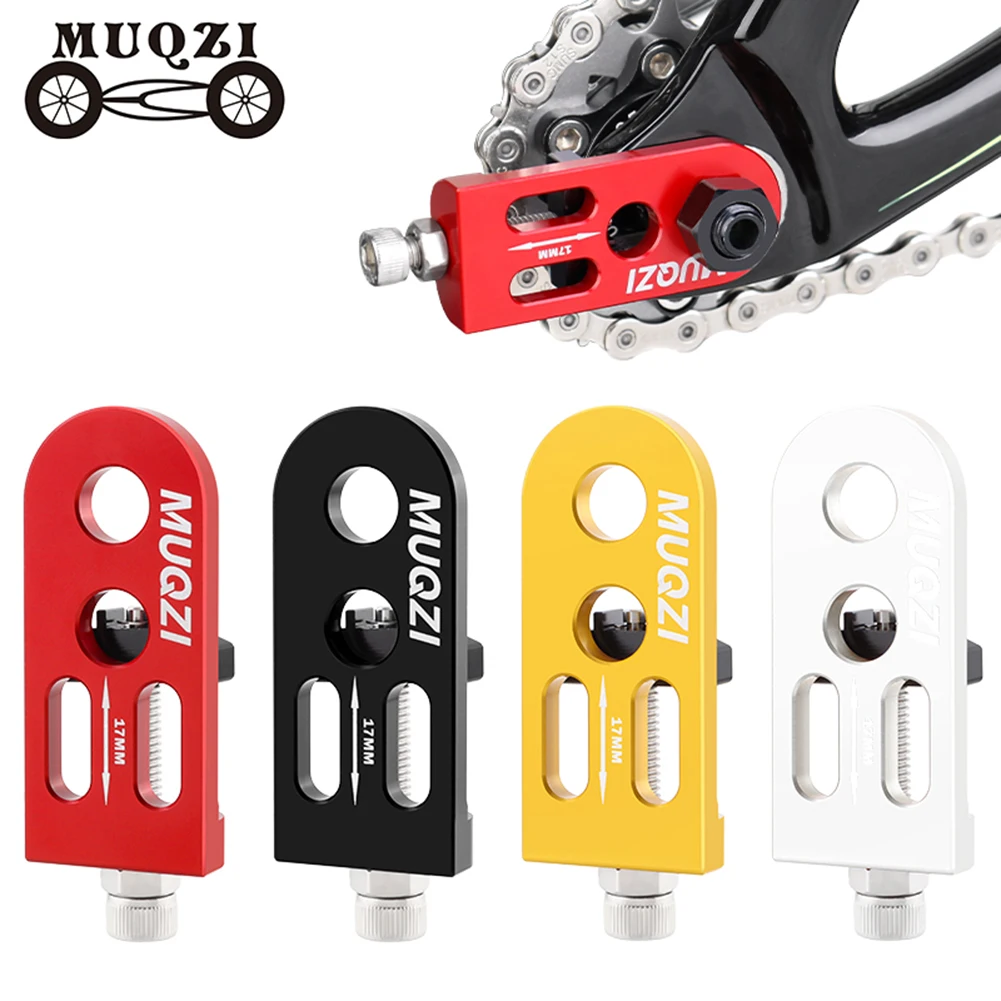 Tensor de cadena de bicicleta de aleación de aluminio, ajustador de cadena de marcha única, tensor de cadena de bicicleta, accesorios para bicicleta