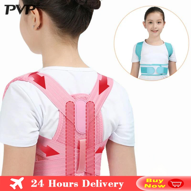 Adjustable Children Posture Corrector Back Support Belt Kids Orthopedic Corset For Kids Spine Back Lumbar Shoulder Braces Health