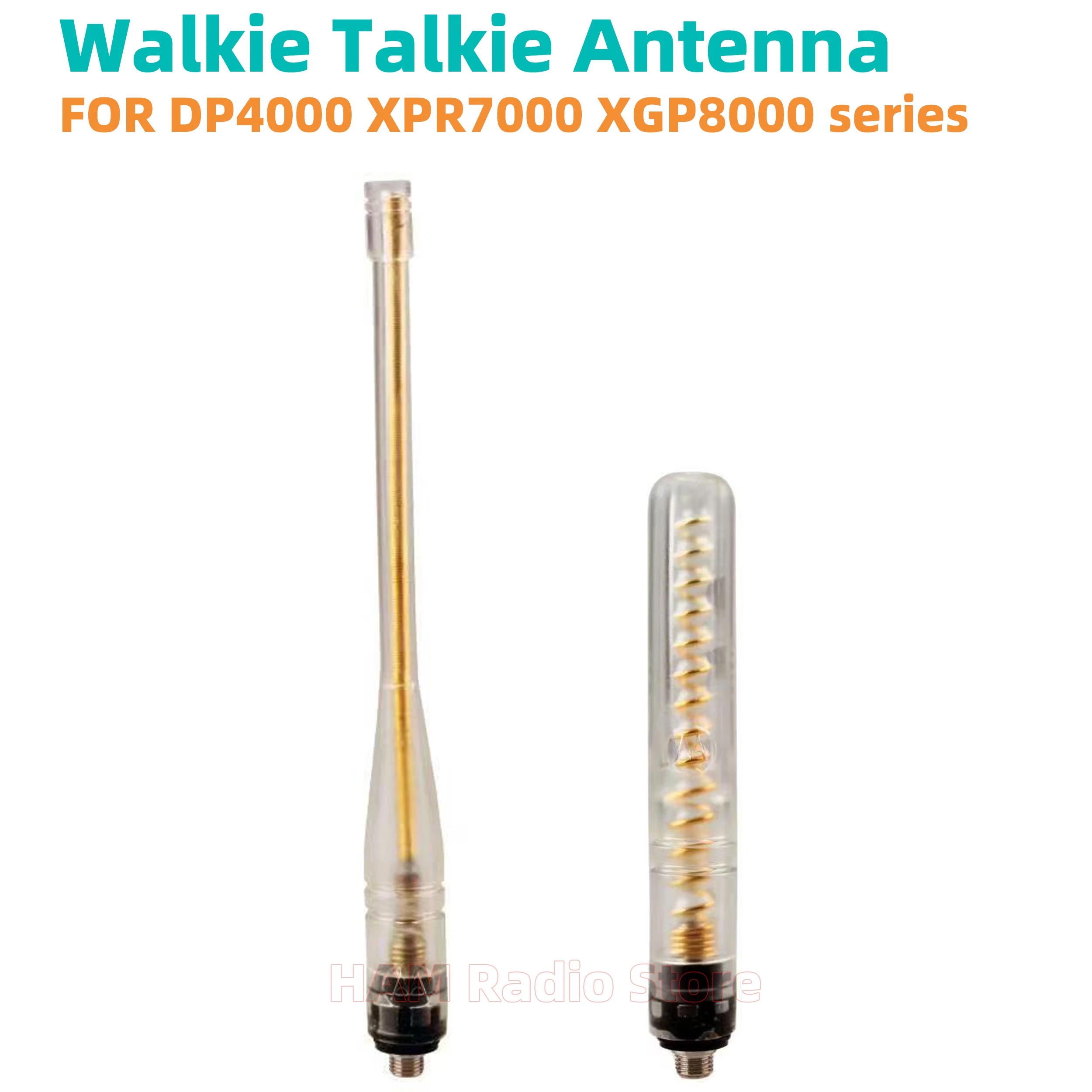 Transparent UHF Antenna For Motorola DP2400 DP2600 DP4000 DDP4400 DP4801e XPR3300/3500e/7350/7550e DGP8550e Walkie Talkie