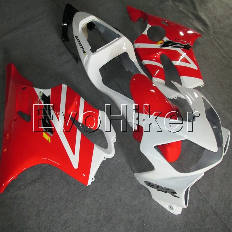 

injection Fairings kit for CBR600 F4i 2001 2002 2003 red white CBR 600 F4i 01 02 03 ABS plastic motor Fairings kit