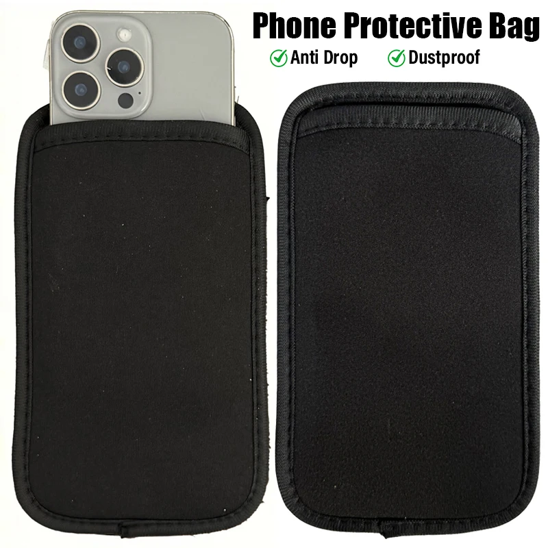 Bolsa portátil para teléfono móvil para iPhone 17 16, Samsung, Xiaomi, Huawei, funda protectora Universal a prueba de polvo y anticaídas