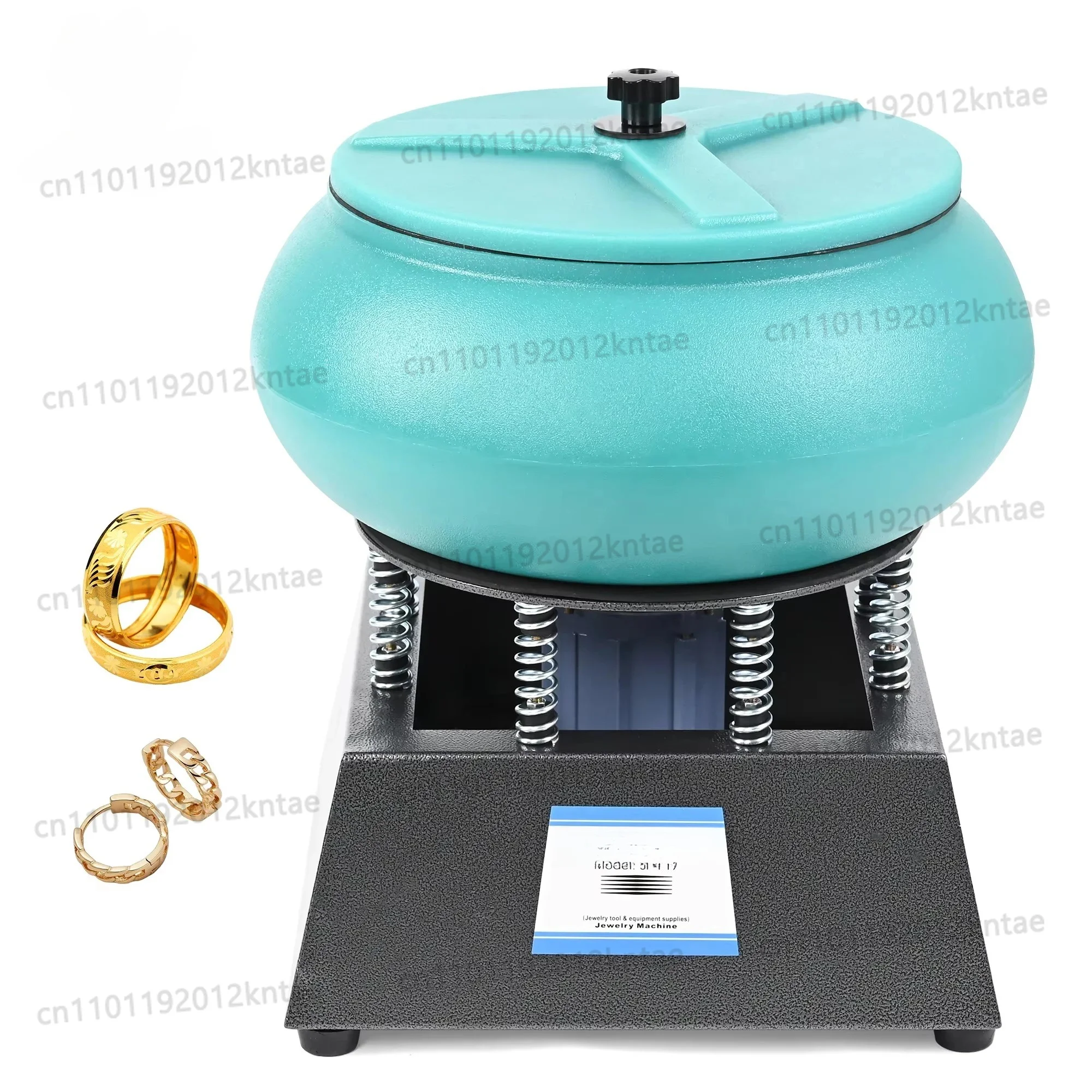 17-inch 12L Barrel Vibratory Jade Metal Edge Burr Cleaning Surface Stains Polisher   Polisher
