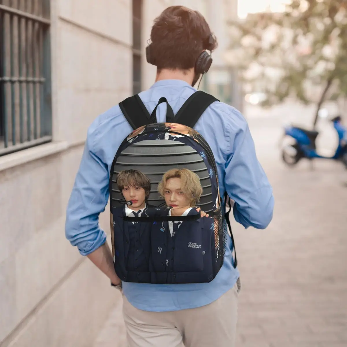 

RIIZE Wonbin & Anton Backpack Student Boys Girls BookBag Kids School Bag Computer Shoulder Bags for Men Women