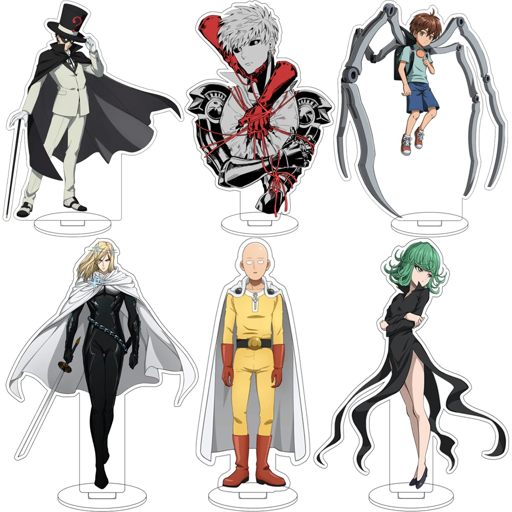 Figura de Acrílico de 16CM do Anime ONE PUNCH MAN, Genos Saitama, Terrible Tornado, Criança Imperatriz, Samurai Atômico, Presentes e Ornamentações