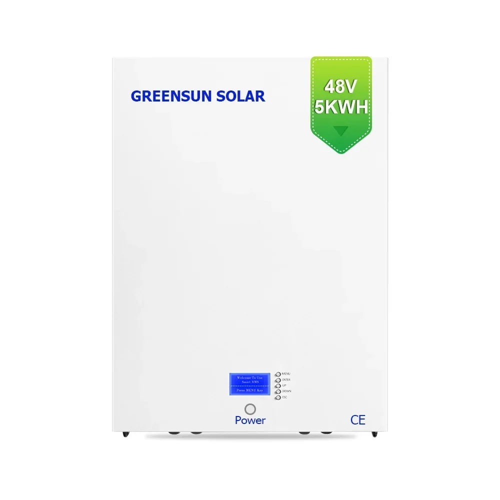 

Greensun Solar 5KWH LiFePO4 Lithium Powerwall 51.2V 100Ah Replace Lead Acid Battery