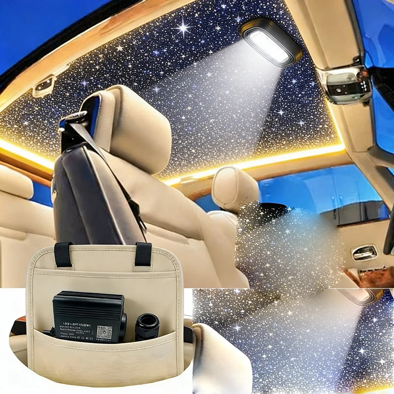 

Оптоволоконная лампа Bluetooth для телефона, комплект для потолка «Мерцающие звезды», управление через приложение, умный светильник «Звездное небо» для детской комнаты, новый светодиодный светильник