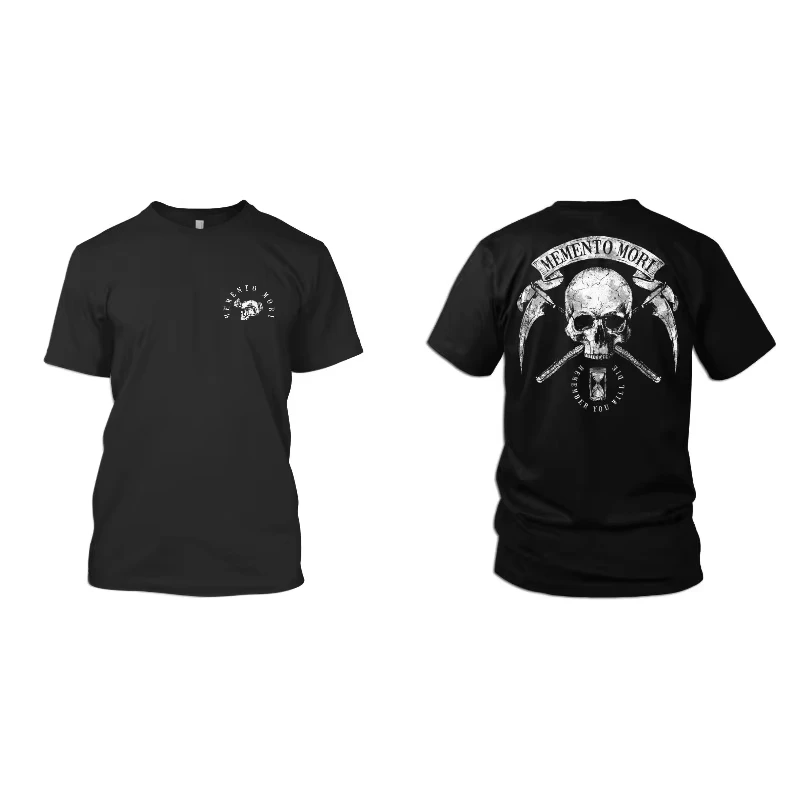 Camiseta Gráfica Unisex 2026 Memento Mori Savage Tacticians, para Hombre y Mujer, de Verano, con Mangas Cortas, de Marca de Moda, Lujosa, Casual, Vintage, Retro