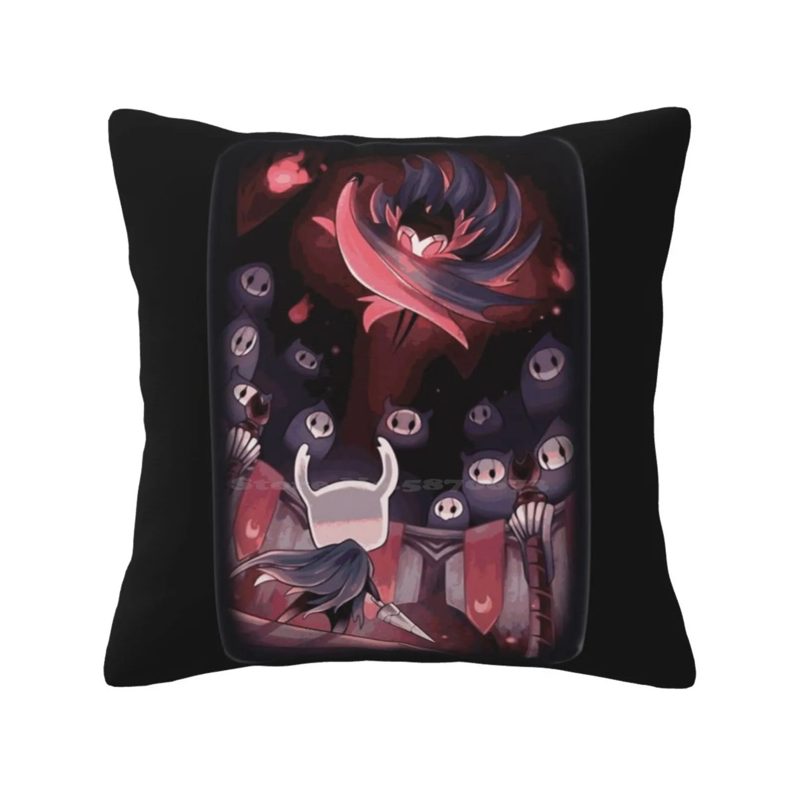 The Knight Fight Graphic Art Hollow Knight Adventure Game Pillows Case Bedroom Home Decoration Hollow Knight Single Player