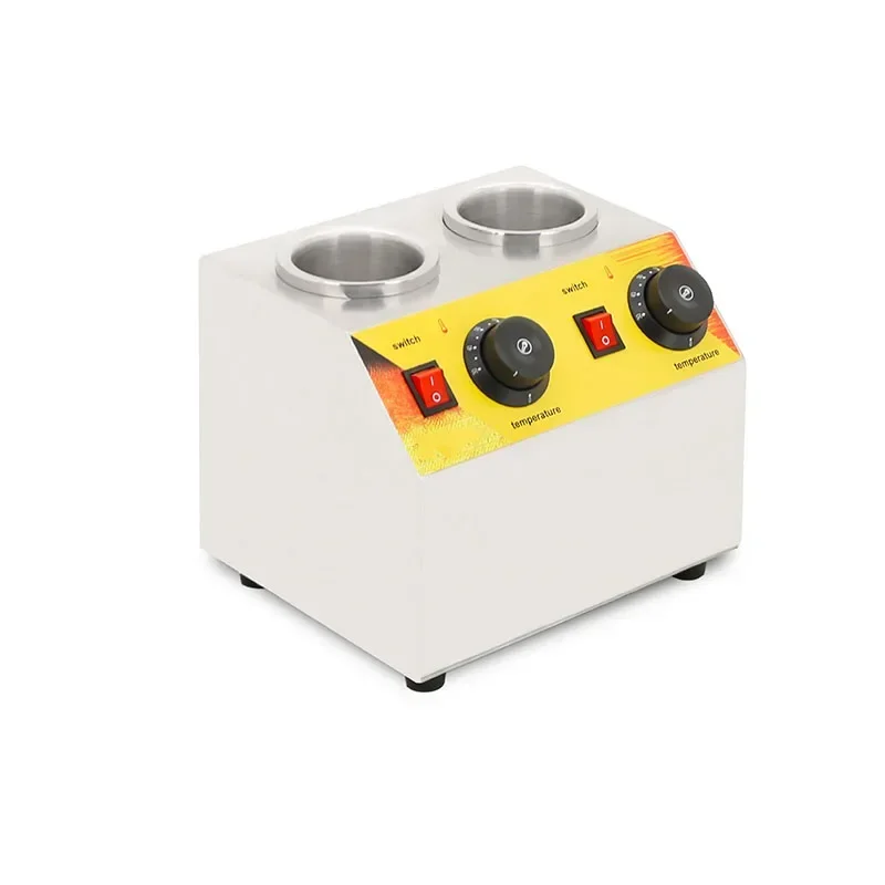 المنزلية 220 فولت 2 فرن تدفئة الشوكولاتة الكهربائية تسخين الهواء آلة صهر الشوكولاتة مع التحكم الذكي في درجة الحرارة