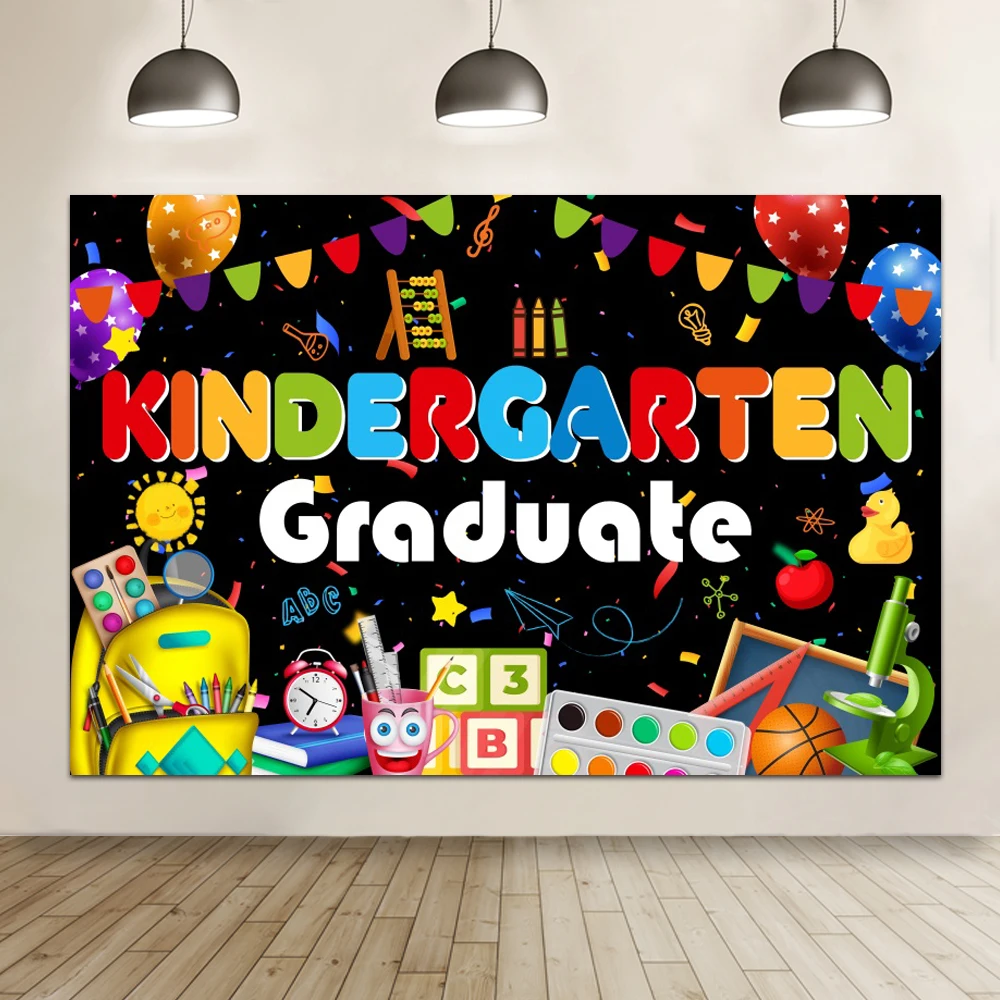 Laeacco-Fondo de fotografía para niños, telón de fondo para estudiantes de preescolar, accesorios para fotografía, guardería