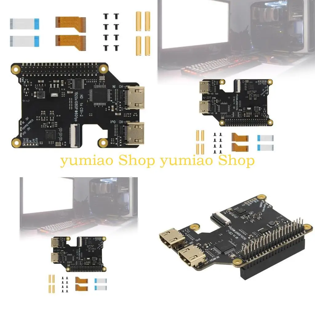 

587B X1301 1080P to CSI2 Converter Module 1920x1080P Resolution for RPI 5B/4B/3B+