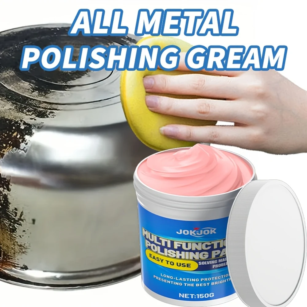 Pâte de réparation métallique polyvalente – Pâte de polissage miracle pour restauration de surfaces en acier inoxydable – pour cuisine, camping-car et salle de bain