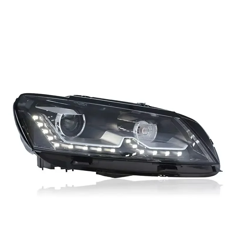 Front Headlight LED Headlamp for Volkswagen vw passat b7 11-15 USA version Daytime Running Light Turn Signal view 2