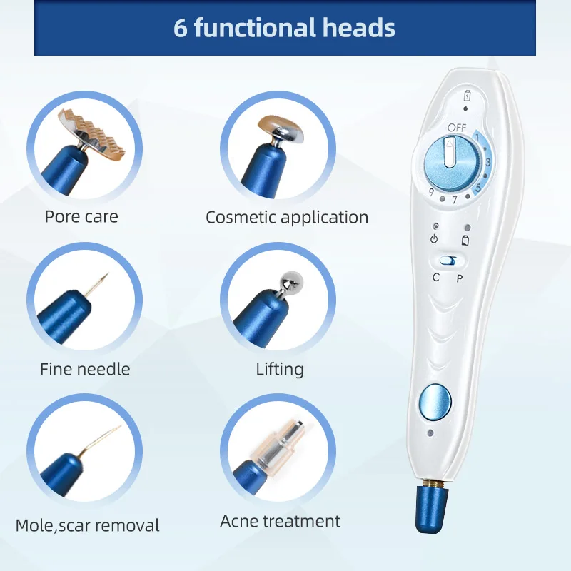 Skin Removal Kit Plasma Pen, Design to Remove Skin Tag and Wart Rechargeable, to Solve Skin Issues,Safe Effective to Use at Home