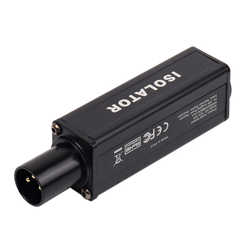 XLR аудио шумоизолятор сбалансированный аудио общий ток заземления шумоподавление микшер микрофон звук