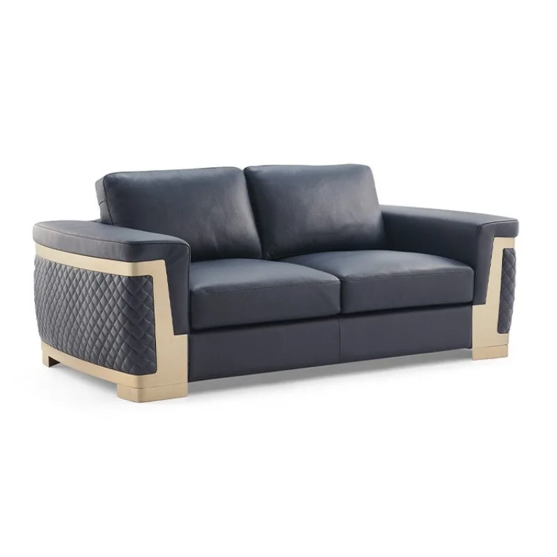 Single sofa chair, modern simple leather art sofa in the living room, Nordic tiger leisure chair