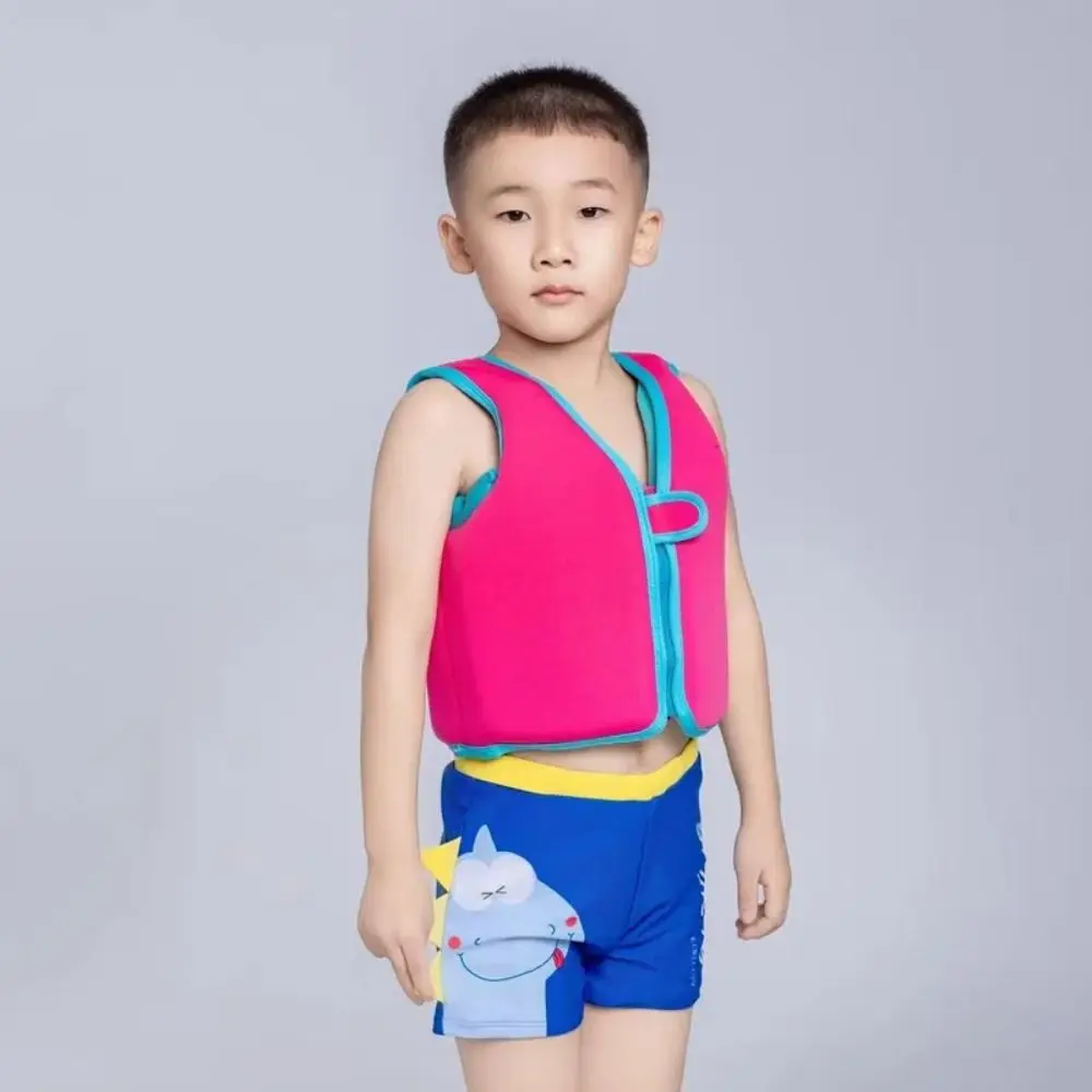 

Не падающий детский жилет плавучести, регулируемый детский жилет для плавания с защитой от опрокидывания, устойчивый жилет для плавания без надуваний с героями мультфильмов