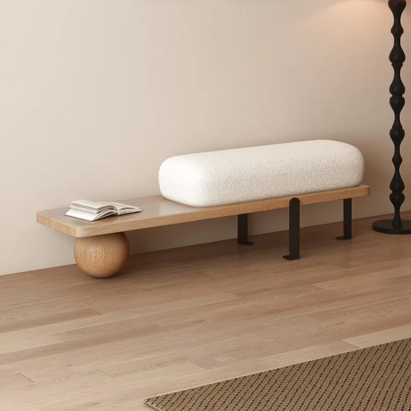 

Длинные роскошные обеденные табуреты в скандинавском стиле для спальни и прихожей, с элементами антикварного дизайна, мебель для дома, табуреты-банкетки ZYCD