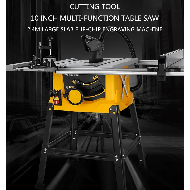 10 Inch Portable Woodworking Table Saw 1800w Electric Saw Electric Sliding Sliding Table Saw Woodworking Cutting Machine Tool