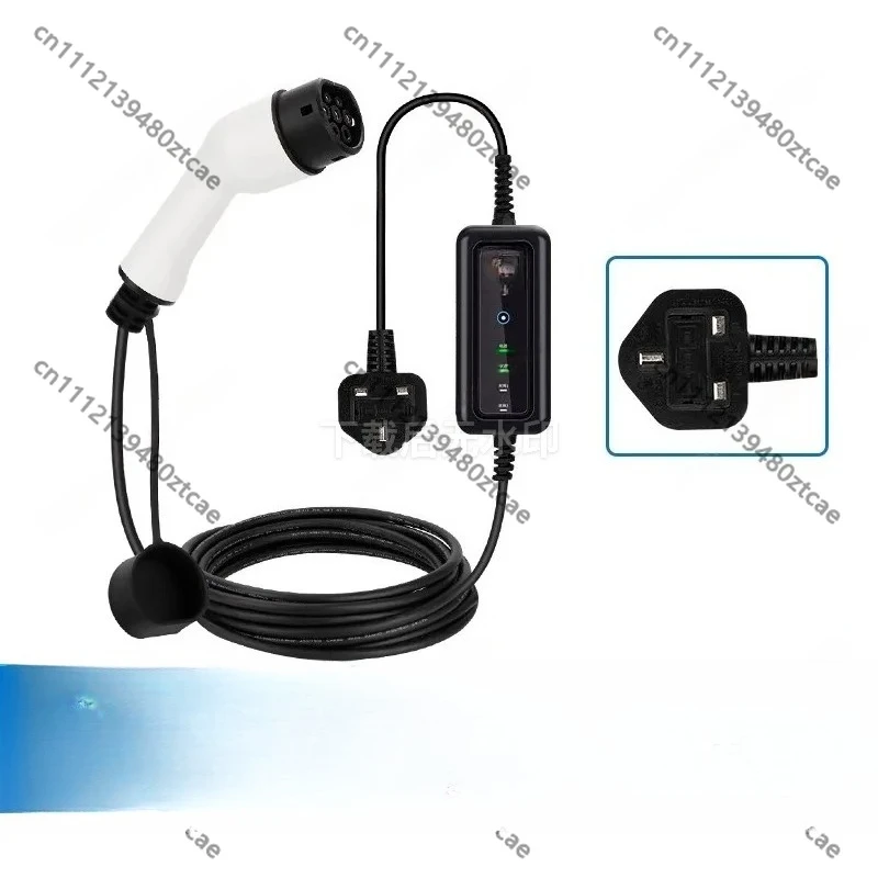 

EU Standard EV Charger 220V 16A 3.5KW Portable Household AC Electric Vehicle Charging Gun Connector