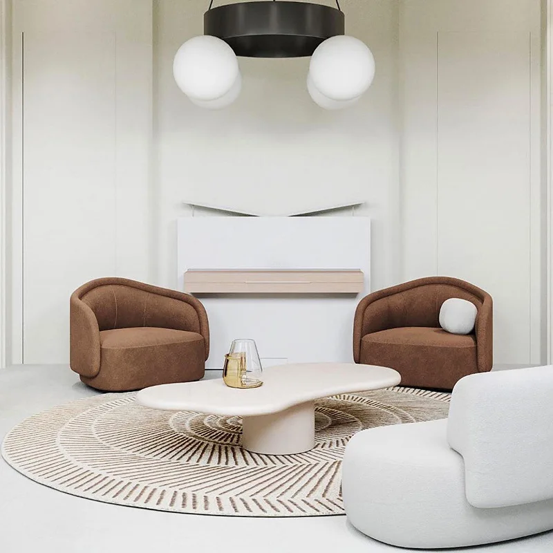 Customizable Modern Design Cloud Shape Coffee and Tea Table Top Color Paint for Living Room Home Furniture
