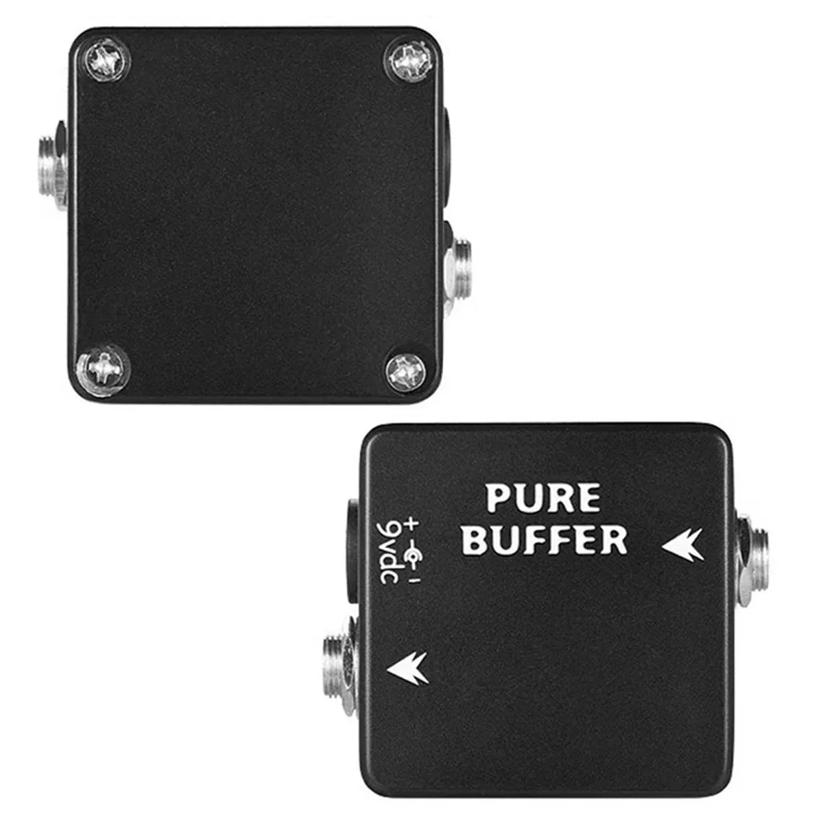 Pedal Mosky PURE BUFFER para Guitarra Elétrica – Restaura a Perda de Tom do Cabo, True Bypass, Carcaça Totalmente Metálica, Tamanho Mini 5x5x3cm
