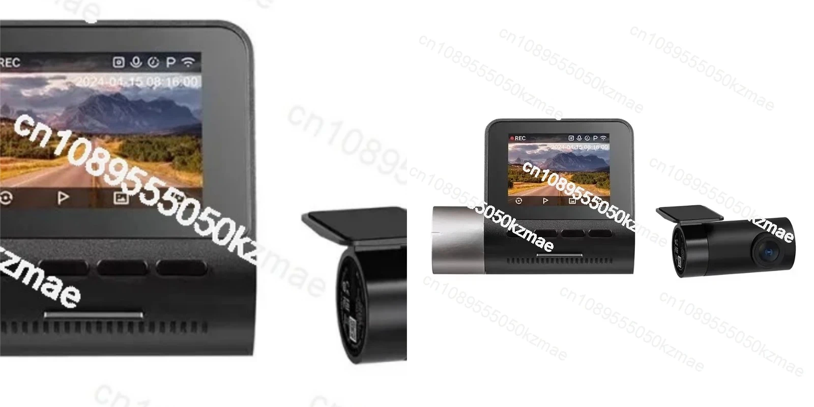 A500S 2K Driving Recorder | GPS + 24-Hour Parking Monitoring & WiFi Interconnection Vehicle DVR