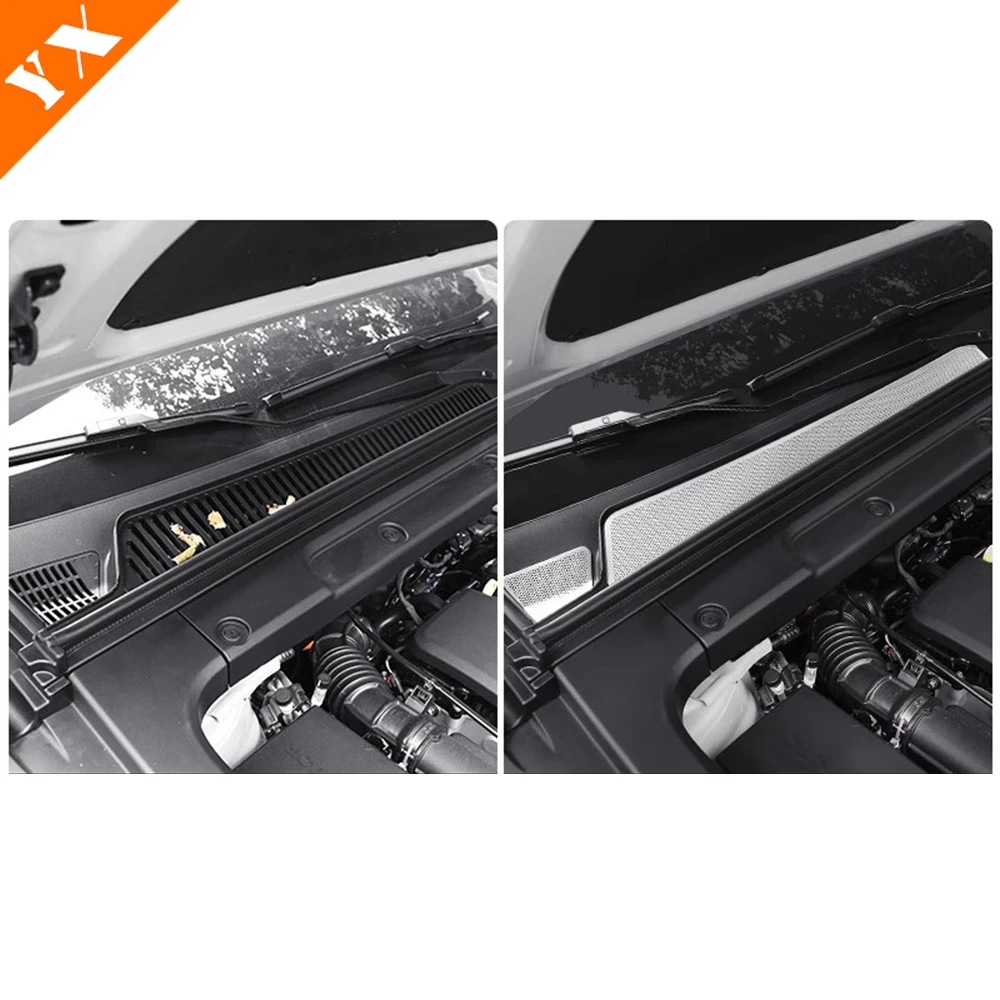 2024-2026 For Leapmotor C10 Accessories Stainless Black Car Engine Air Intake Cover Automotive Sticker Cover Decoration Frame