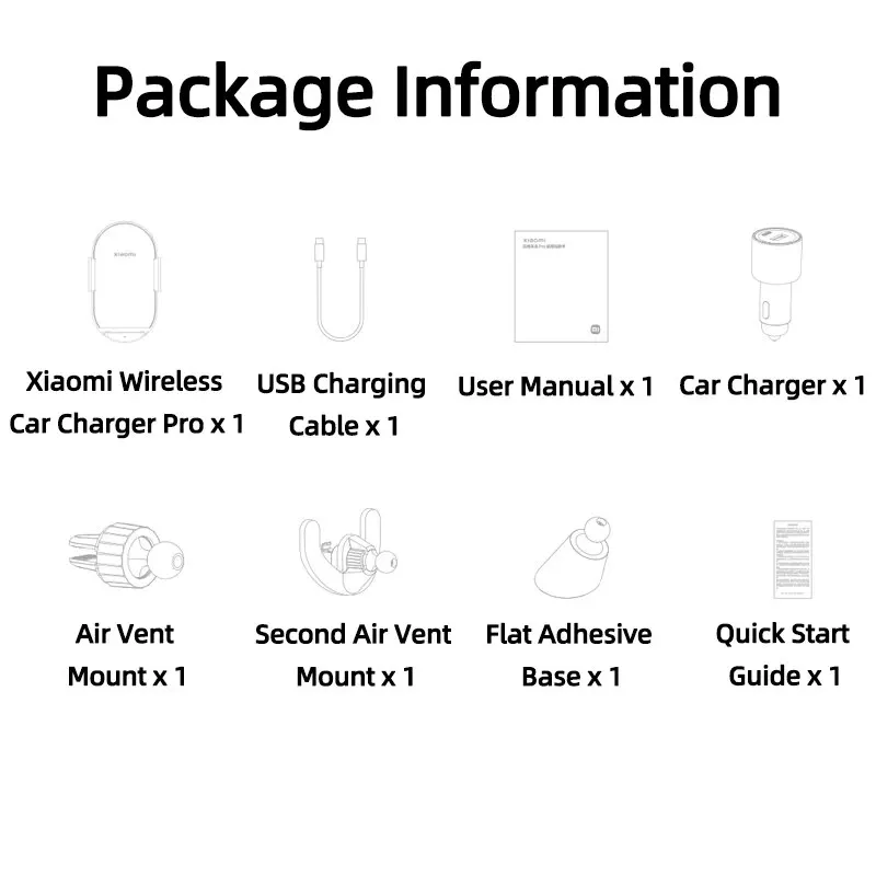 Originele Xiaomi Draadloze Autolader Pro 50W Max Auto Snel Snel Opladen Slimme Koeling Automatische Sensor Stretching Telefoon Houder