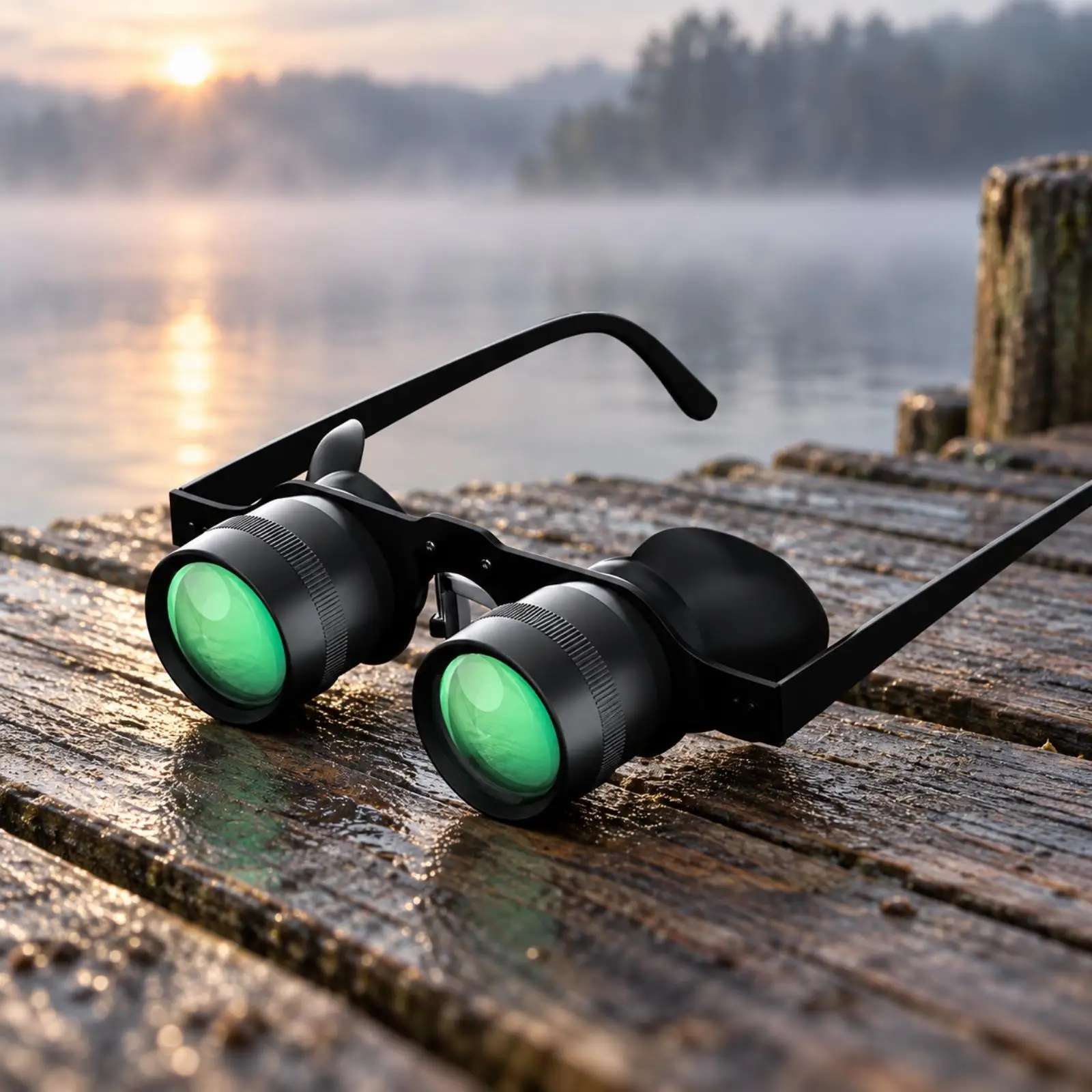 Fishing Telescope Binocular Glasses 12mm Clear Aperture Eyepiece 28mm Objective Lens Portable Observation Scope for Outdoor