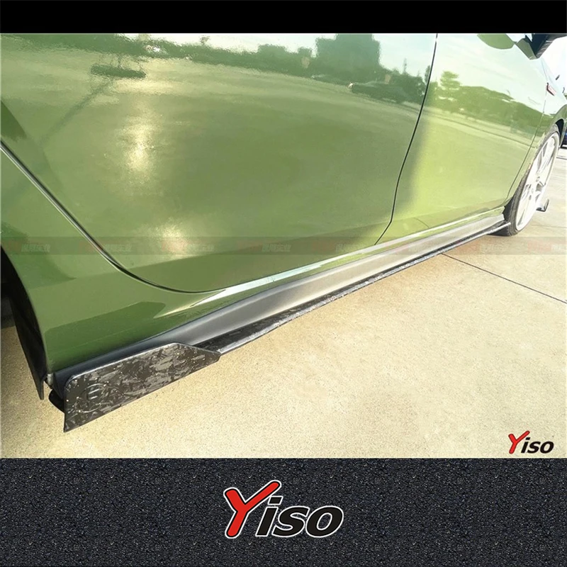 

Suitable for GOLF 8 GTI Aerodynamic kit Modified encirclement GOLF 8 GTI Carbon fiber Yiso Side Skirt