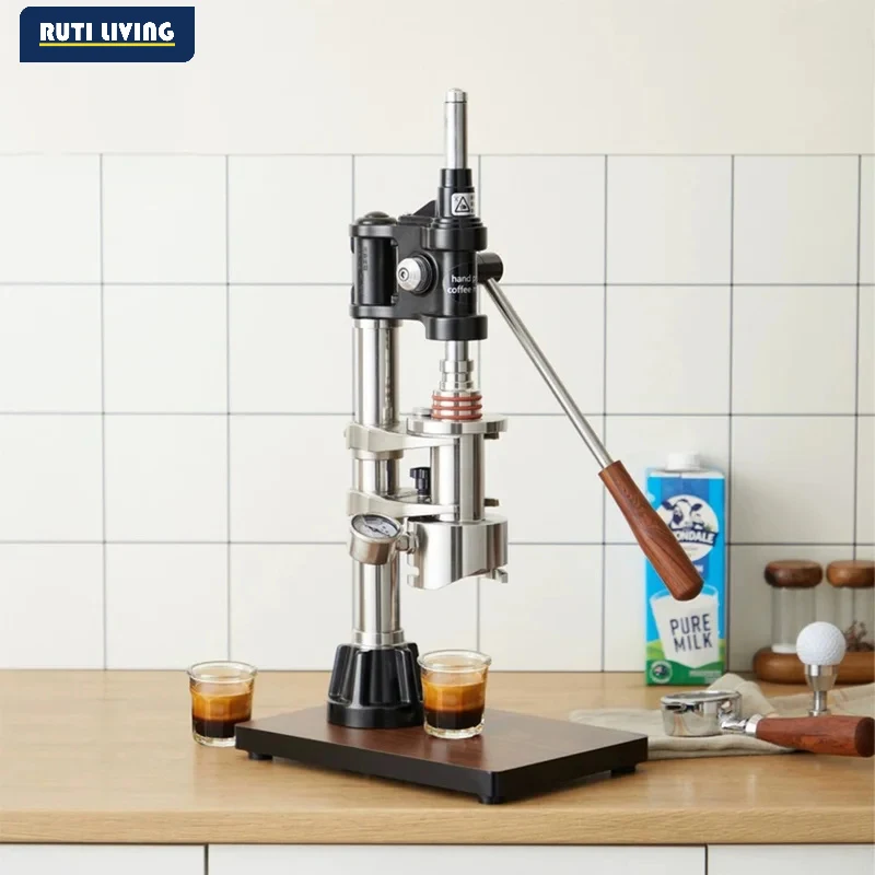 Manual Espresso Maker Hand Press Coffee Machine Lever Coffee Machine With Pressure Gauge Coffee Machine