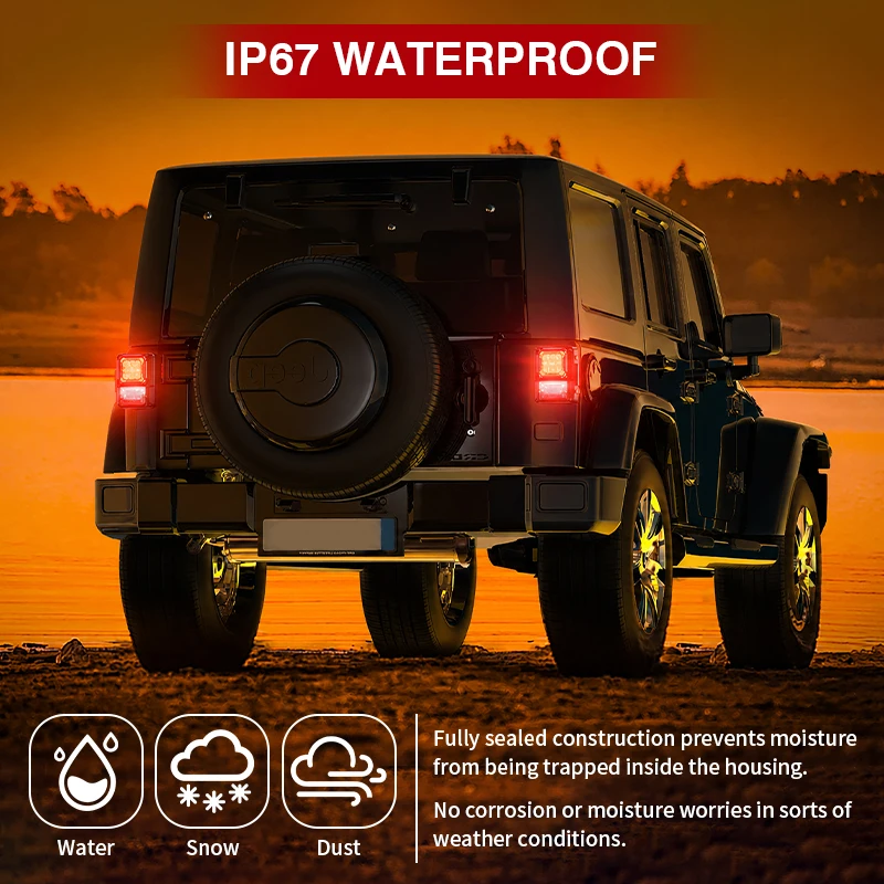 LED Tail Light Assembly For Je - Model Kit Jeep recension och pris